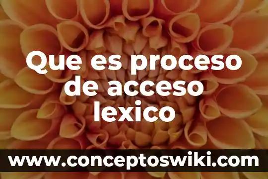 Acceso privado a inodoros interiores que es 8 Que es proceso de acceso lexico