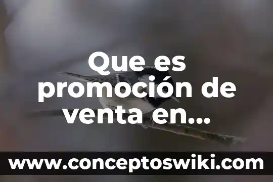Que es mercadotecnia basado en autores 3 Que es promoción de venta en mercadotecnia