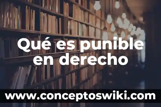 Que es duplo en derecho 3 Qué es punible en derecho