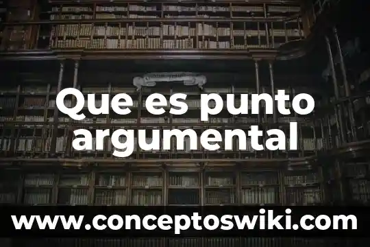 Que es una bandera con un punto toja 8 Que es punto argumental