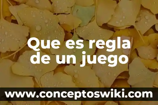 ¿Qué es un juego geométrico? 3 Que es regla de un juego