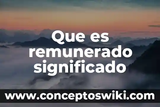 Que es equiparar significado 7 Que es remunerado significado