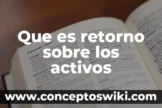 290 Cv que es 4 Que es retorno sobre los activos