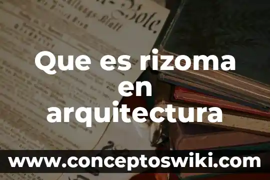 Que es una arquitectura agnóstica 5 Que es rizoma en arquitectura