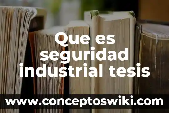 Que es un supuesto en una tesis yahoo 4 Que es seguridad industrial tesis