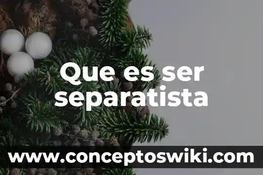 Que es el ser social palabras clave 3 Que es ser separatista