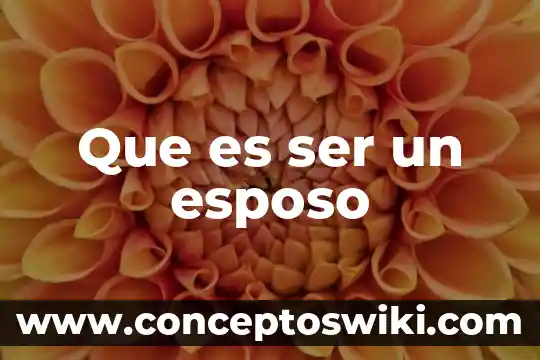 Que es ser papanatas 8 Que es ser un esposo