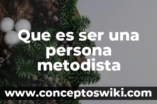 Que es ser aguerrido 7 Que es ser una persona metodista