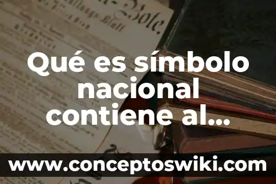 Símbolo de un elemento que es 5 Qué es símbolo nacional contiene al otro