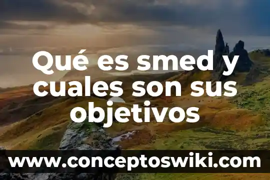 Qué es DDP en diseño 4 Qué es smed y cuales son sus objetivos