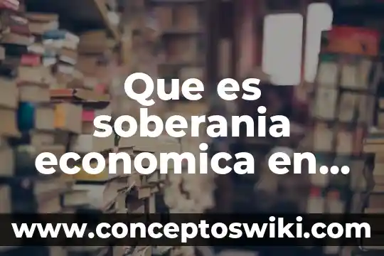 Que es remineralizacion economica 5 Que es soberania economica en chiapas