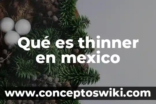 Que es la ley de propiedad intelectual en mexico 7 Qué es thinner en mexico