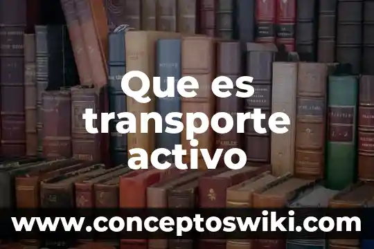 Qué es el transporte de material 3 Que es transporte activo