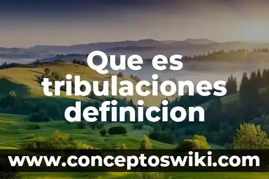 Concepto de soliraridad definicion significado y que es 3 Que es tribulaciones definicion