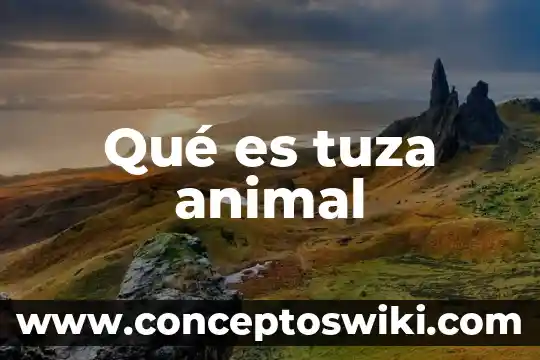 Qué es el animal estornino 4 Qué es tuza animal