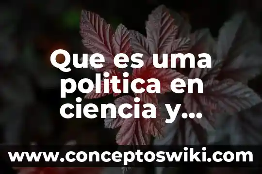 Qué es DIF en la tecnología 7 Que es uma politica en ciencia y tecnologia