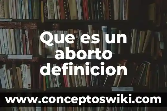 Aborto que es en embarazo tratamiento 3 Que es un aborto definicion