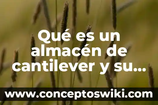 Que es un en cargado de almacen general definicion 5 Qué es un almacén de cantilever y su función