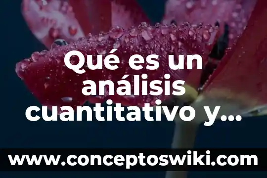 Que es cualitativo y cuantitativo en marketing 4 Qué es un análisis cuantitativo y cualitativo ejemplos