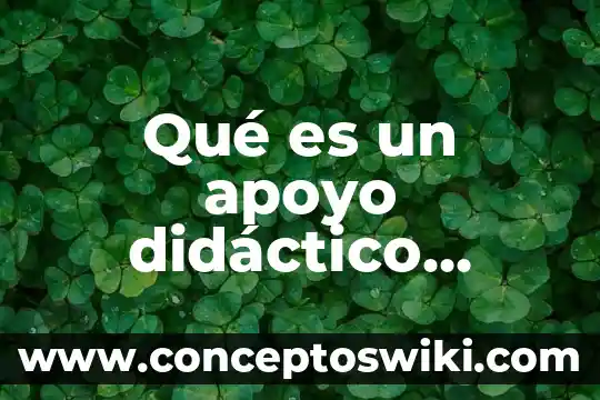 Que es el arbol didactico definicion 7 Qué es un apoyo didáctico autores