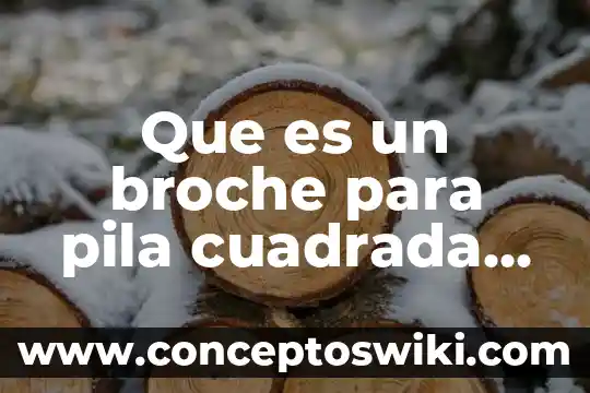 Qué es cachirulo significado 6 Que es un broche para pila cuadrada significado