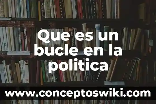 Qué es un bucle en cálculo integral 3 Que es un bucle en la politica