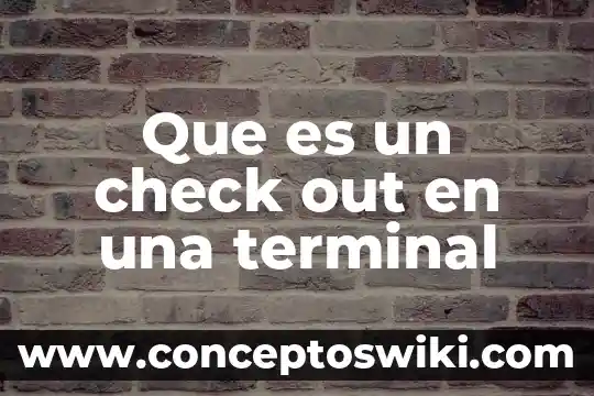 Qué es la temperatura significado explicito 5 Que es un check out en una terminal