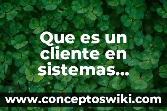 Que es empirico sistemas ejemplo 3 Que es un cliente en sistemas distribuidos