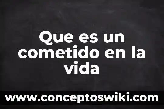 Por que es importante la vida animal 5 Que es un cometido en la vida