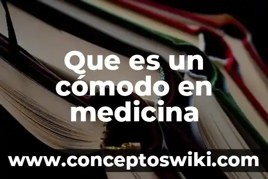 Smg medicina que es 5 Que es un cómodo en medicina