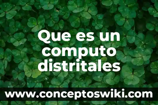 Qué es mantenimiento en un equipo de computo 6 Que es un computo distritales