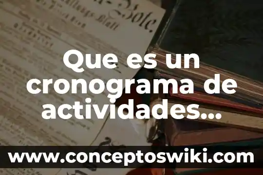 Que es un proyecto de vida saludable definicion 3 Que es un cronograma de actividades comedor escolar saludable