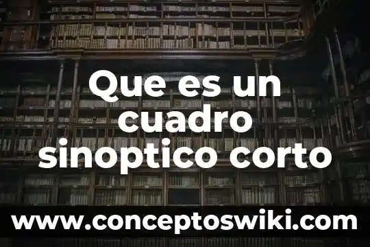 Cuadro sinóptico de que es la verdad y sus tipos 8 Que es un cuadro sinoptico corto