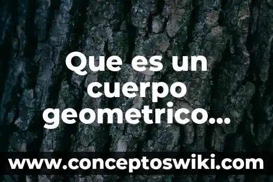 Que es una flor y sus partes 8 Que es un cuerpo geometrico cubo partes