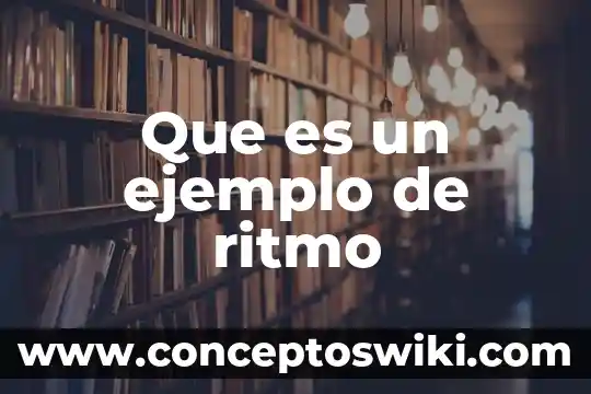 Ejemplo de que es autorregular 4 Que es un ejemplo de ritmo