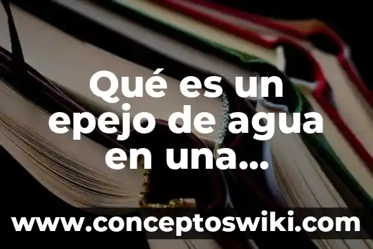 De qué es el agua de los cenotes 3 Qué es un epejo de agua en una impermeabilización