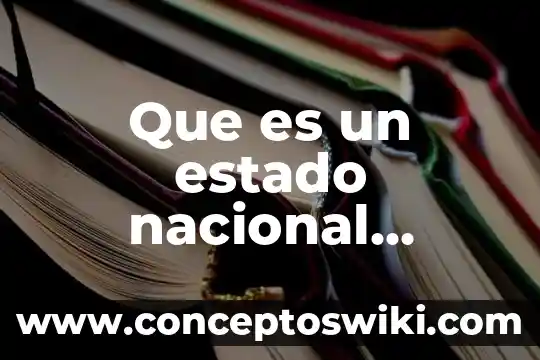 Que es plan nacional de accion ambiental 8 Que es un estado nacional socialista