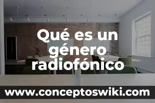 Que es la igualdad de genero en el ambito laboral 6 Qué es un género radiofónico