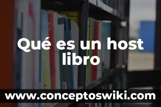 Que es nombre de host en computadora 7 Qué es un host libro