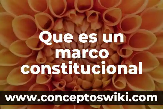 Qué es un artículo constitucional ambiental 5 Que es un marco constitucional