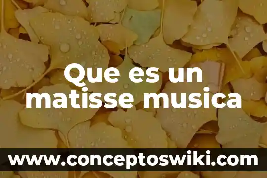 Que es mixtura significado en musica 7 Que es un matisse musica