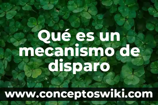 Lo que es el amor muerte disparo 5 Qué es un mecanismo de disparo