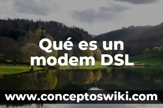 Animal que es gran cazador 8 Qué es un modem DSL