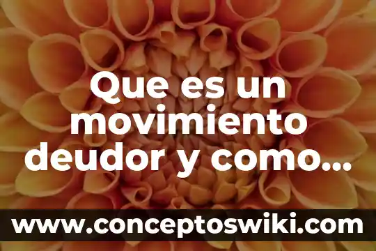 Concepto que es un deudor alimentista en derecho mexicano 7 Que es un movimiento deudor y como se determina