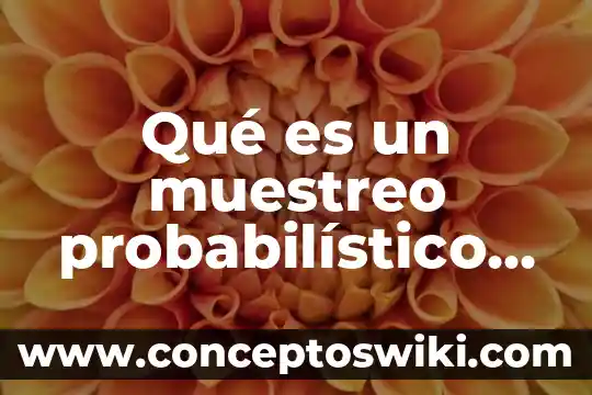 Que es un modelo probabilistico y deterministico 4 Qué es un muestreo probabilístico en estadística