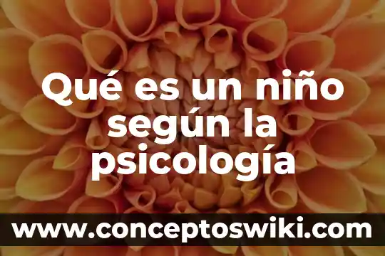 Que es hipotesis segun sampieri 5 Qué es un niño según la psicología
