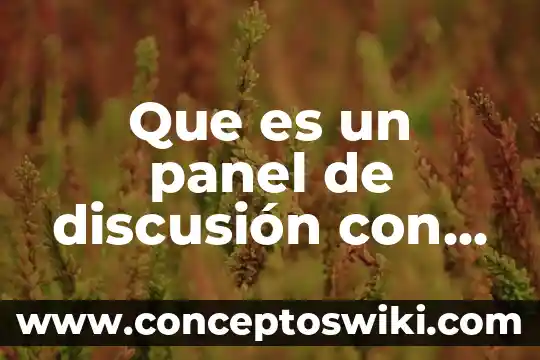 Bateria panel solar que es 3 Que es un panel de discusión con características