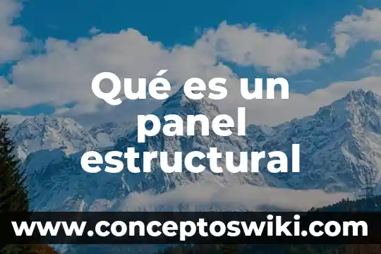 Que es una reguladora de presion para agua caliente 6 Qué es un panel estructural