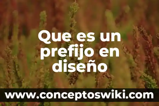 Que es firma del animador de la iglesia 3 Que es un prefijo en diseño