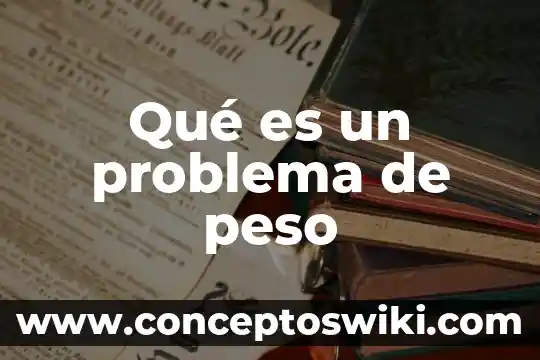 Que es el peso seco alimentos 3 Qué es un problema de peso